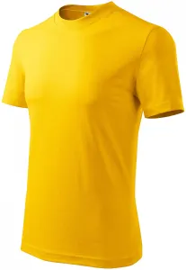 Klassisches T-Shirt, gelb, S