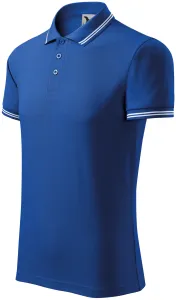 Kontrastiertes Poloshirt für Herren, königsblau #798013