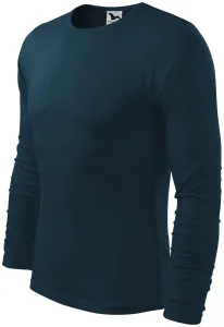 Langärmliges T-Shirt für Männer, dunkelblau