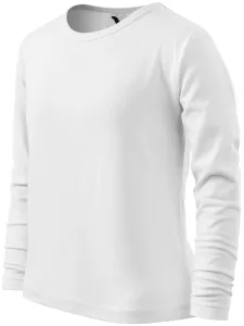 LangarmShirt für Kinder, weiß, 122cm / 6Jahre