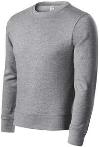Leichtes Sweatshirt, dunkelgrauer Marmor, XL