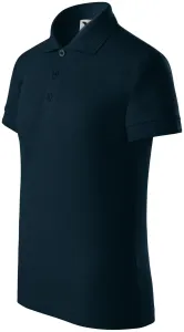Polo-Shirt für Kinder, dunkelblau, 122cm / 6Jahre