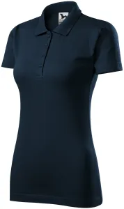 Slim Fit Poloshirt für Damen, dunkelblau #802382
