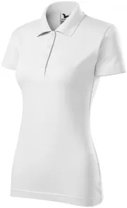 Slim Fit Poloshirt für Damen, weiß #802284