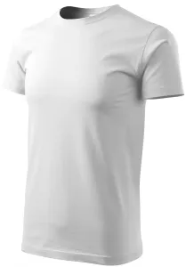 T-Shirt mit höherem Gewicht Unisex, weiß