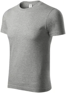 T-Shirt mit kurzen Ärmeln, dunkelgrauer Marmor, XS