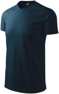 T-Shirt mit kurzen Ärmeln, gröber, dunkelblau, L