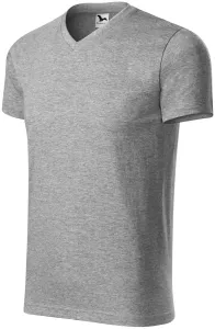 T-Shirt mit kurzen Ärmeln, gröber, dunkelgrauer Marmor #796453