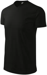T-Shirt mit kurzen Ärmeln, gröber, schwarz, L