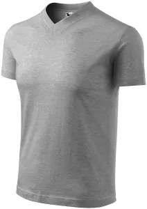 T-Shirt mit kurzen Ärmeln, mittleres Gewicht, dunkelgrauer Marmor, S