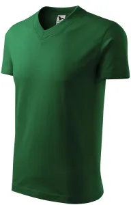 T-Shirt mit kurzen Ärmeln, mittleres Gewicht, Flaschengrün, S