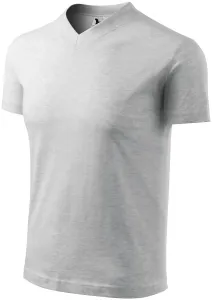 T-Shirt mit kurzen Ärmeln, mittleres Gewicht, hellgrauer Marmor