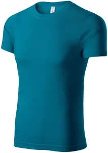 T-Shirt mit kurzen Ärmeln, petrol blue #792922