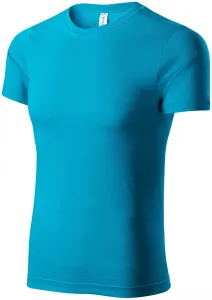 T-Shirt mit kurzen Ärmeln, türkis, L