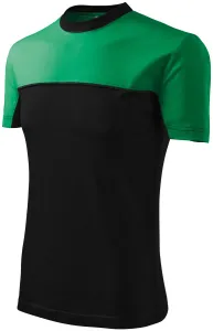 T-Shirt mit zwei Farben, Grasgrün #796372