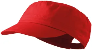 Trendige Mütze, rot, einstellbar