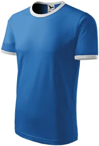 Unisex kontrast T-Shirt, hellblau, S