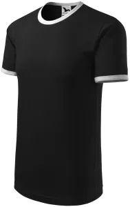 Unisex kontrast T-Shirt, schwarz #796792