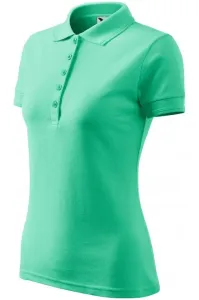 Damen elegantes Poloshirt, Minze #268565