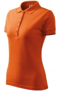 Damen elegantes Poloshirt, orange #268460