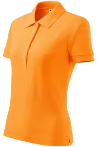 Damen Poloshirt, Mandarine #268320
