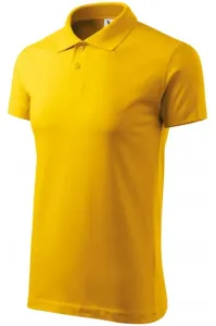 Einfaches Herren Poloshirt, gelb #268171