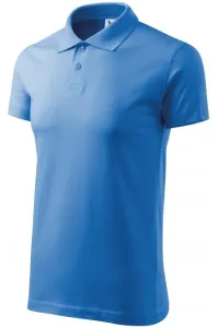 Einfaches Herren Poloshirt, hellblau #268193