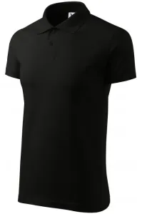 Einfaches Herren Poloshirt, schwarz #268168