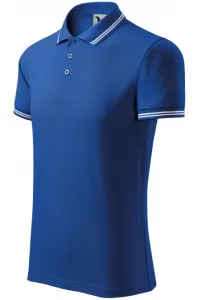 Kontrastiertes Poloshirt für Herren, königsblau #268146