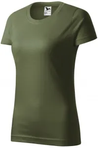 Damen einfaches T-Shirt, khaki #265871