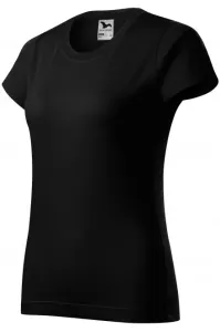 Damen einfaches T-Shirt, schwarz #265761