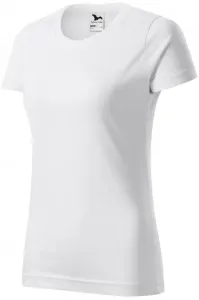 Damen einfaches T-Shirt, weiß #265752