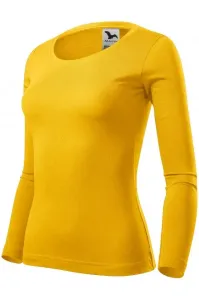 Damen T-Shirt mit langen Ärmeln, gelb #269275