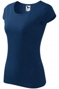Damen T-Shirt mit sehr kurzen Ärmeln, Mitternachtsblau #266818