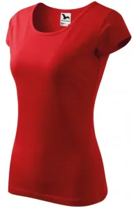 Damen T-Shirt mit sehr kurzen Ärmeln, rot #266733