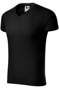 Eng anliegendes Herren-T-Shirt, schwarz #268692