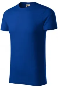 Herren-T-Shirt aus strukturierter Bio-Baumwolle, königsblau #269499