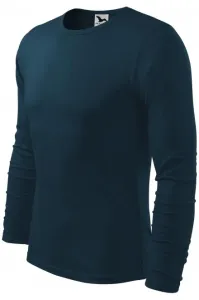 Langärmliges T-Shirt für Männer, dunkelblau #267097