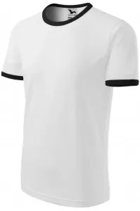 Unisex kontrast T-Shirt, weiß #267691