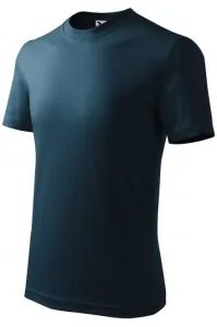 Das einfache T-Shirt der Kinder, dunkelblau #265999