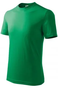 Das einfache T-Shirt der Kinder, Grasgrün
