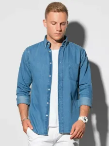 Ombre Clothing Hemd Blau