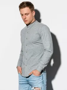 Ombre Clothing Hemd Grau