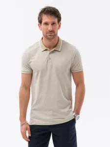Ombre Clothing Polo T-Shirt Beige #1404783