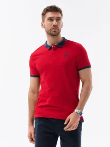 Ombre Clothing Polo T-Shirt Rot #1404754