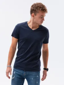 Ombre Clothing S1369 basic basic T-Shirt Blau