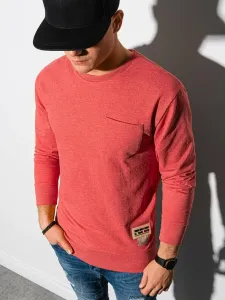 Ombre Clothing B1149 Sweatshirt Rot