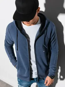 Ombre Clothing Sweatshirt Blau #1409131