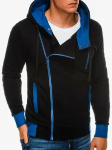 Ombre Clothing Sweatshirt Schwarz #1409164