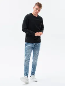 Ombre Clothing Sweatshirt Schwarz #1406060